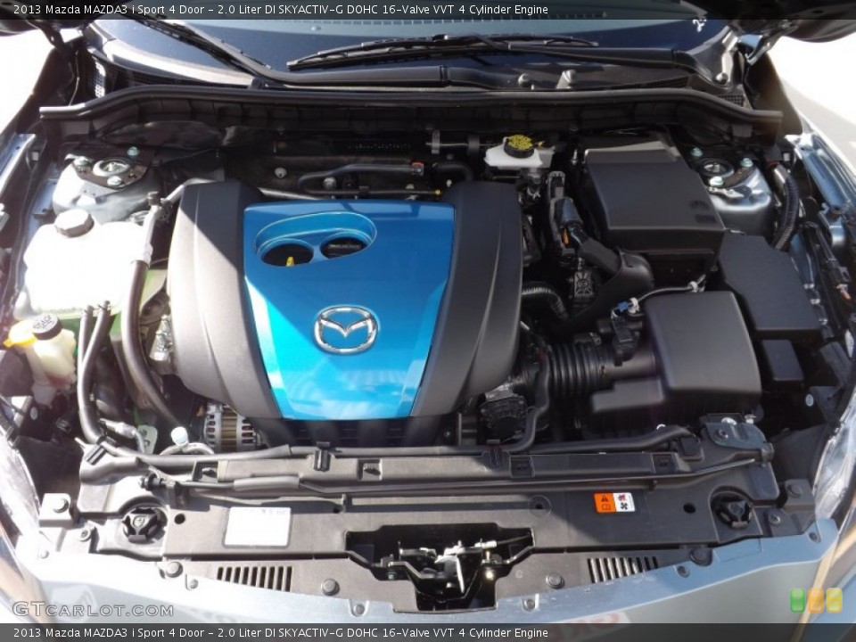 2.0 Liter DI SKYACTIV-G DOHC 16-Valve VVT 4 Cylinder Engine for the 2013 Mazda MAZDA3 #76290794