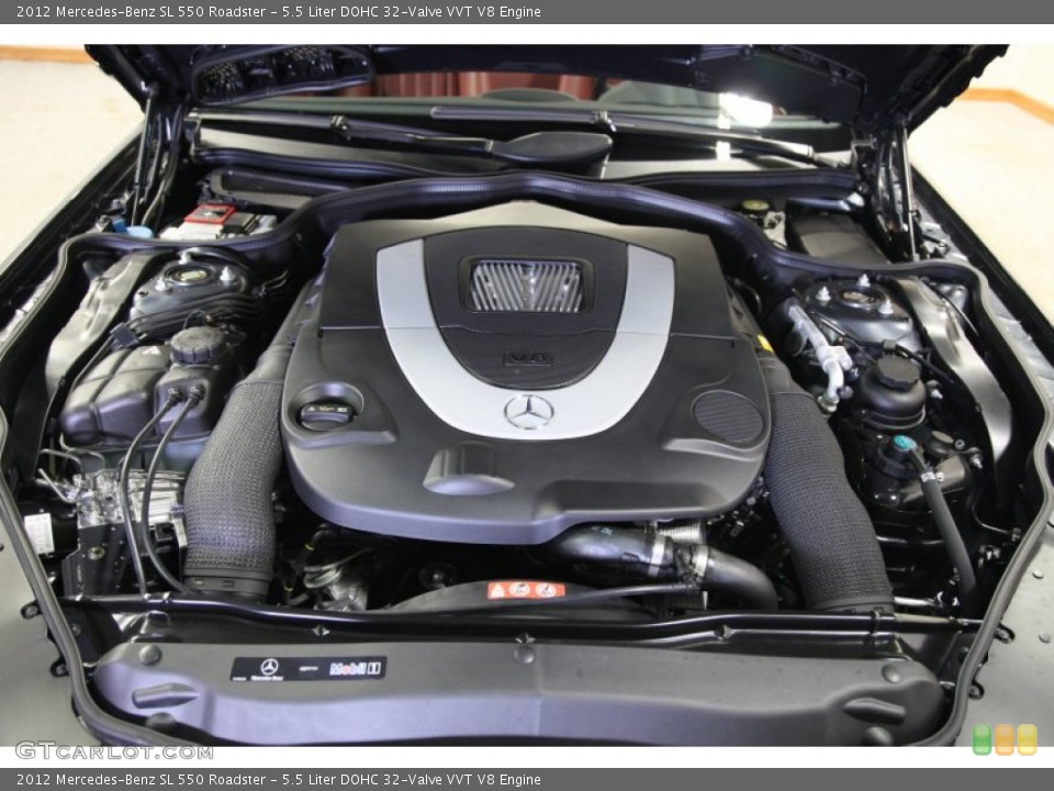 5.5 Liter DOHC 32-Valve VVT V8 Engine for the 2012 Mercedes-Benz SL #76294883