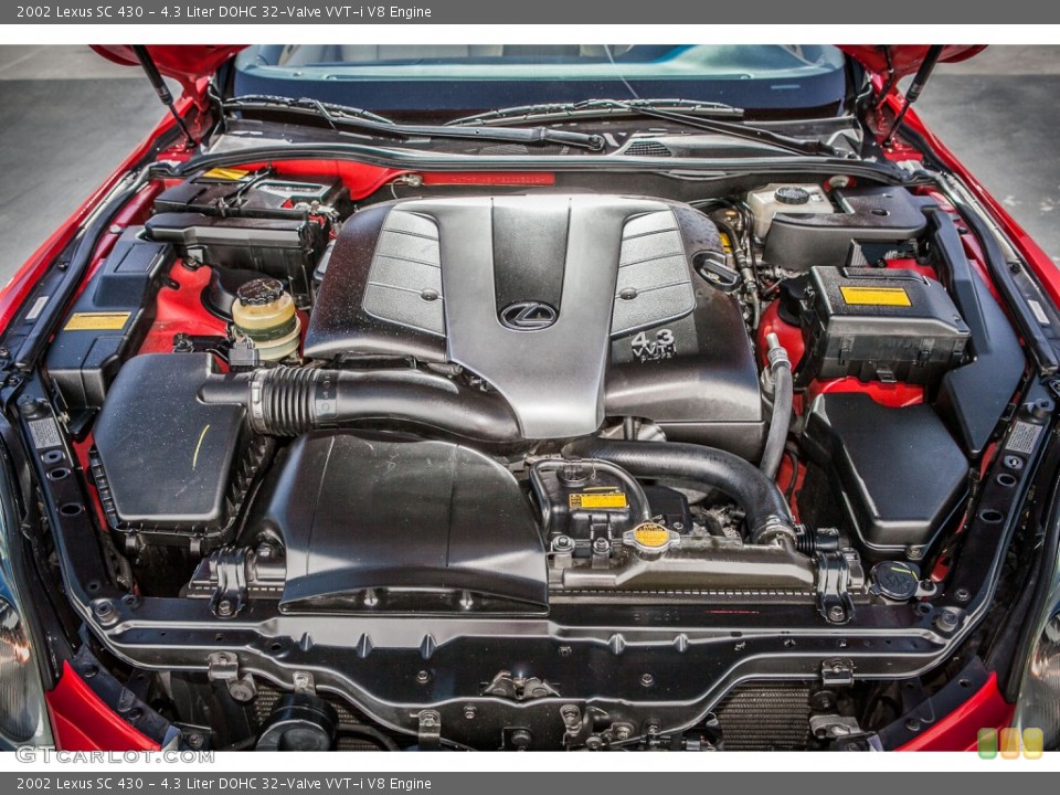 4.3 Liter DOHC 32-Valve VVT-i V8 Engine for the 2002 Lexus SC #76295285