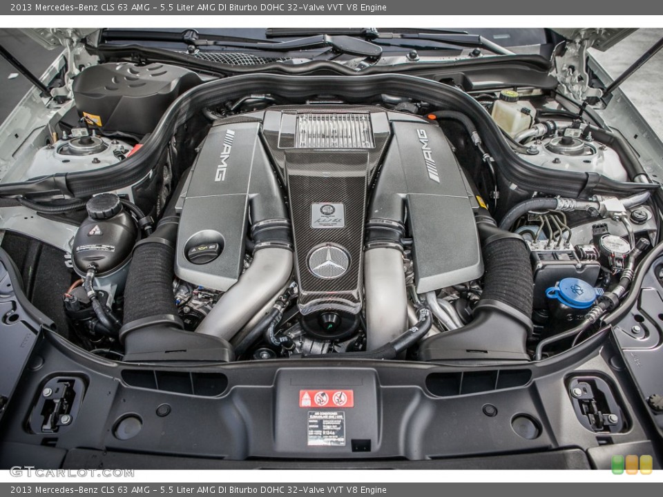 5.5 Liter AMG DI Biturbo DOHC 32-Valve VVT V8 Engine for the 2013 Mercedes-Benz CLS #76297434
