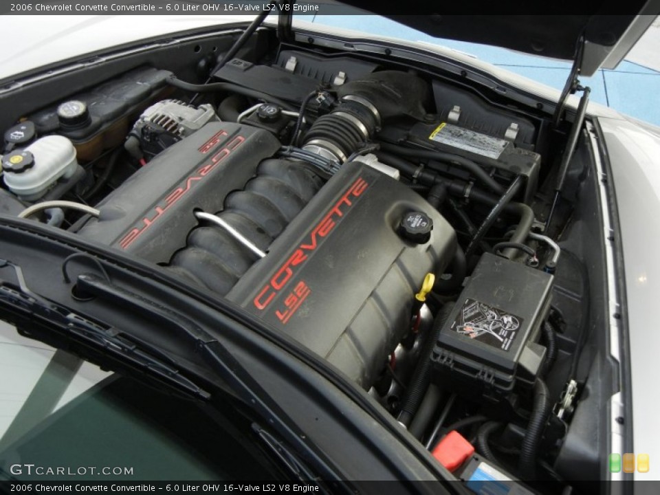 6.0 Liter OHV 16-Valve LS2 V8 Engine for the 2006 Chevrolet Corvette #76297953