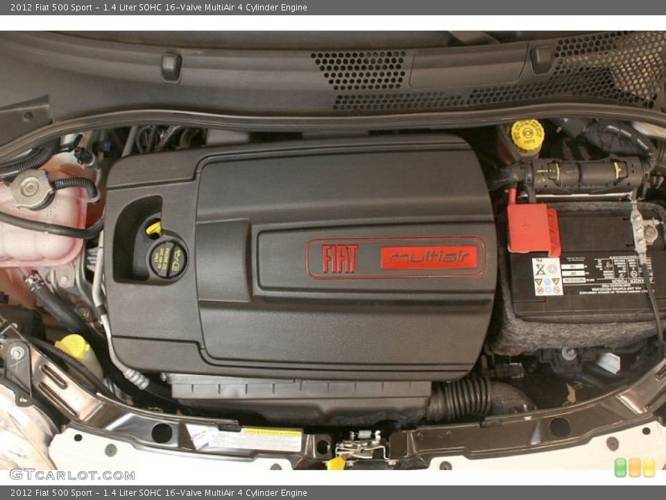 1.4 Liter SOHC 16-Valve MultiAir 4 Cylinder Engine for the 2012 Fiat 500 #76317549