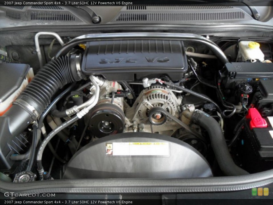 3.7 Liter SOHC 12V Powertech V6 Engine for the 2007 Jeep Commander #76321034