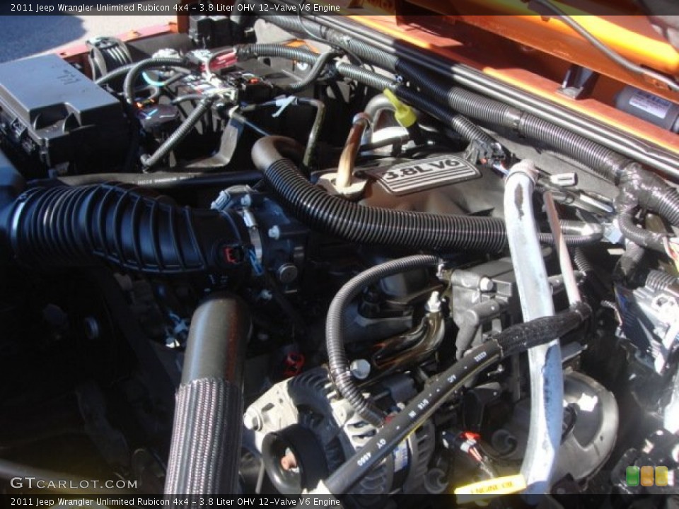 3.8 Liter OHV 12-Valve V6 Engine for the 2011 Jeep Wrangler Unlimited #76326995