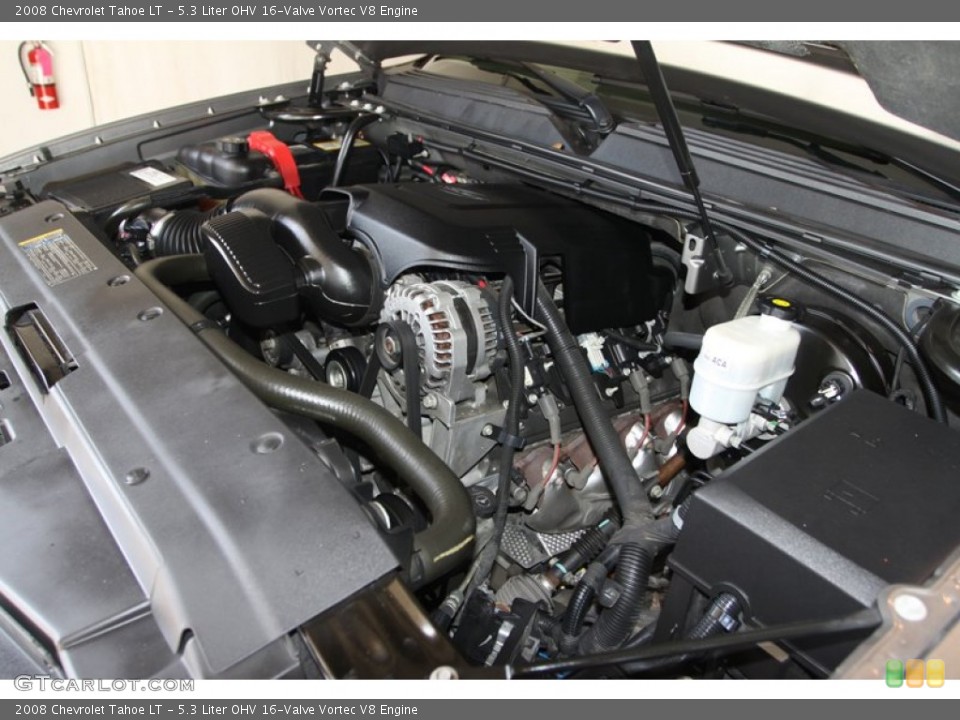 5.3 Liter OHV 16-Valve Vortec V8 Engine for the 2008 Chevrolet Tahoe #76327481