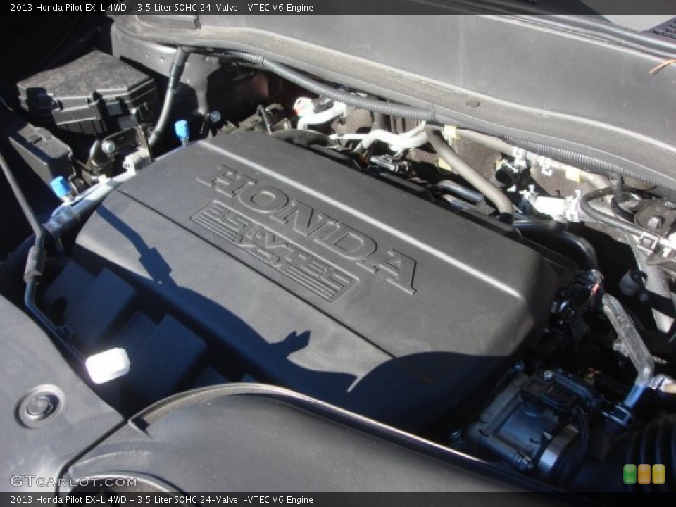 3.5 Liter SOHC 24-Valve i-VTEC V6 2013 Honda Pilot Engine