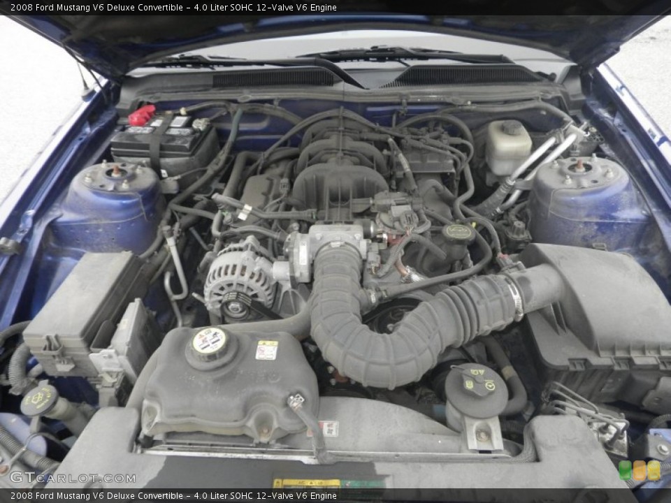 4.0 Liter SOHC 12-Valve V6 Engine for the 2008 Ford Mustang #76338430