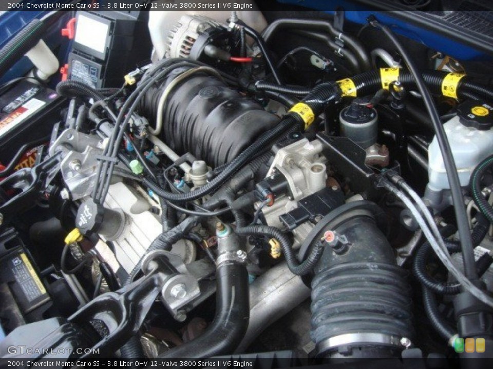 3.8 Liter OHV 12-Valve 3800 Series II V6 Engine for the 2004 Chevrolet Monte Carlo #76343910