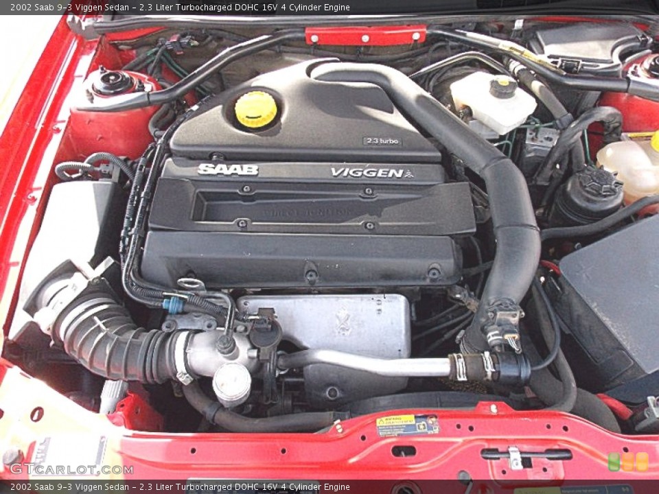 2.3 Liter Turbocharged DOHC 16V 4 Cylinder Engine for the 2002 Saab 9-3 #76344484