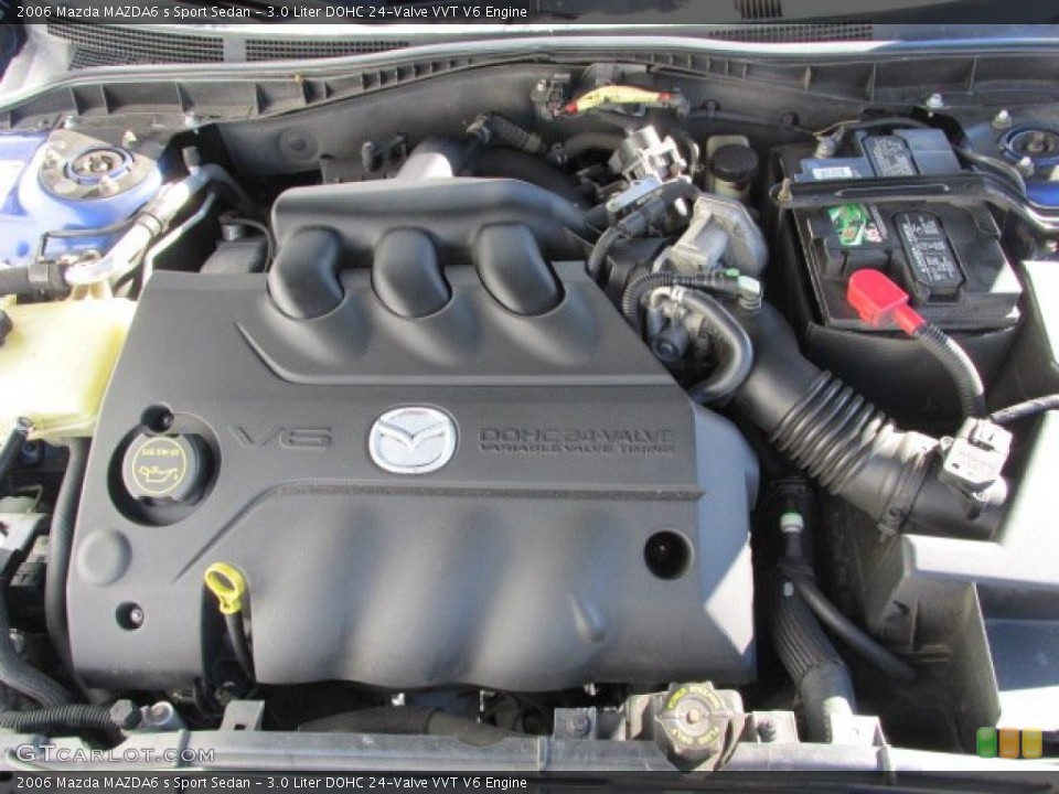 3.0 Liter DOHC 24-Valve VVT V6 Engine for the 2006 Mazda MAZDA6 #76345411