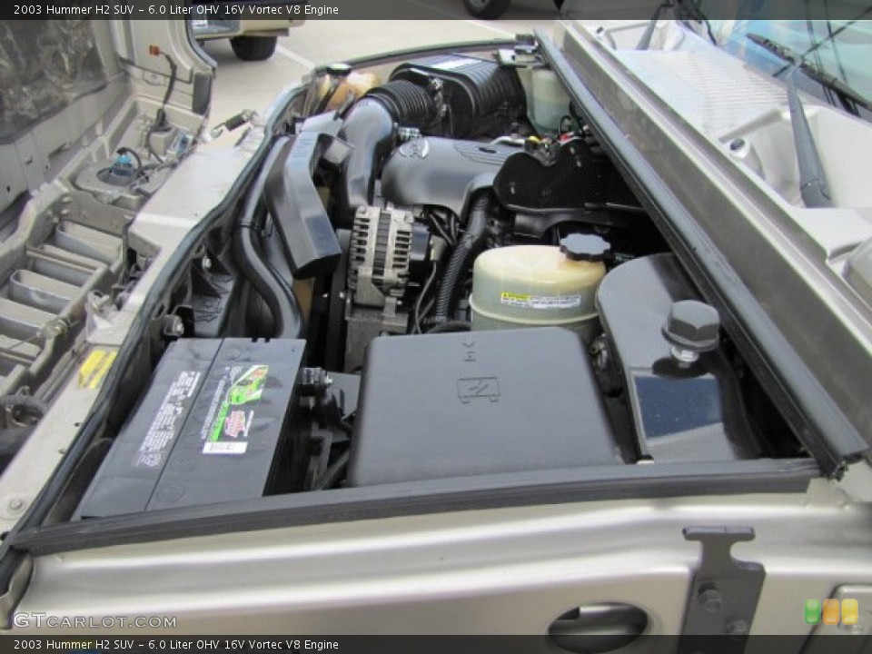 6.0 Liter OHV 16V Vortec V8 Engine for the 2003 Hummer H2 #76350060