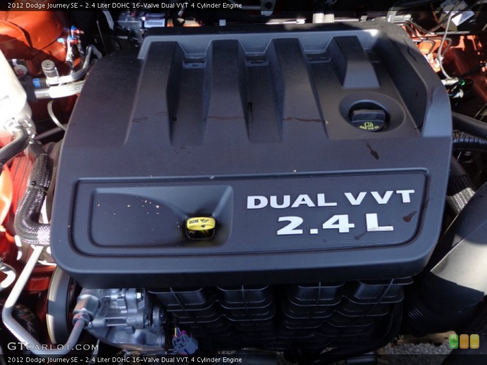 2.4 Liter DOHC 16-Valve Dual VVT 4 Cylinder Engine for the 2012 Dodge Journey #76350619