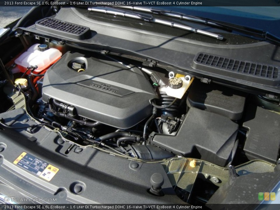 1.6 Liter DI Turbocharged DOHC 16-Valve Ti-VCT EcoBoost 4 Cylinder 2013 Ford Escape Engine