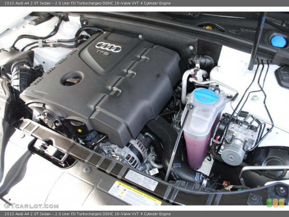 2.0 Liter FSI Turbocharged DOHC 16-Valve VVT 4 Cylinder Engine for the 2013 Audi A4 #76360921