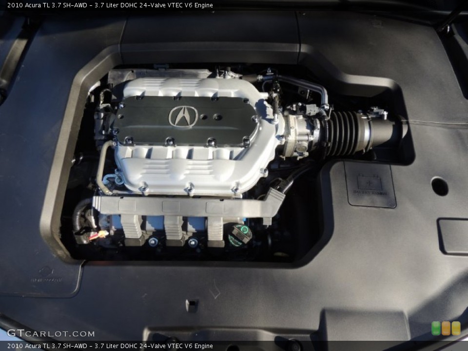 3.7 Liter DOHC 24-Valve VTEC V6 2010 Acura TL Engine