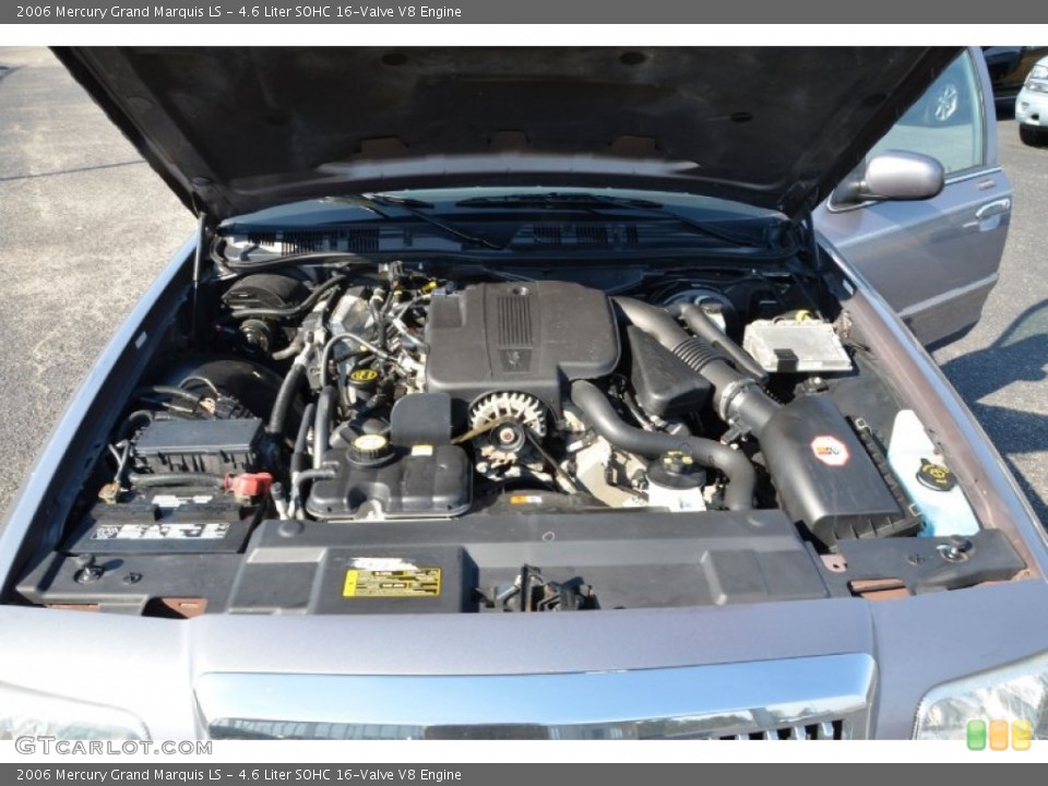 4.6 Liter SOHC 16-Valve V8 Engine for the 2006 Mercury Grand Marquis #76371696