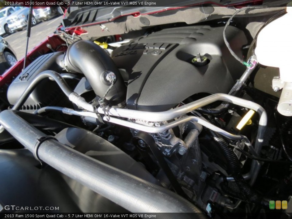 5.7 Liter HEMI OHV 16-Valve VVT MDS V8 Engine for the 2013 Ram 1500 #76372642