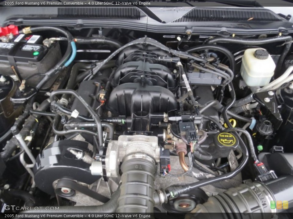 4.0 Liter SOHC 12-Valve V6 Engine for the 2005 Ford Mustang #76380398