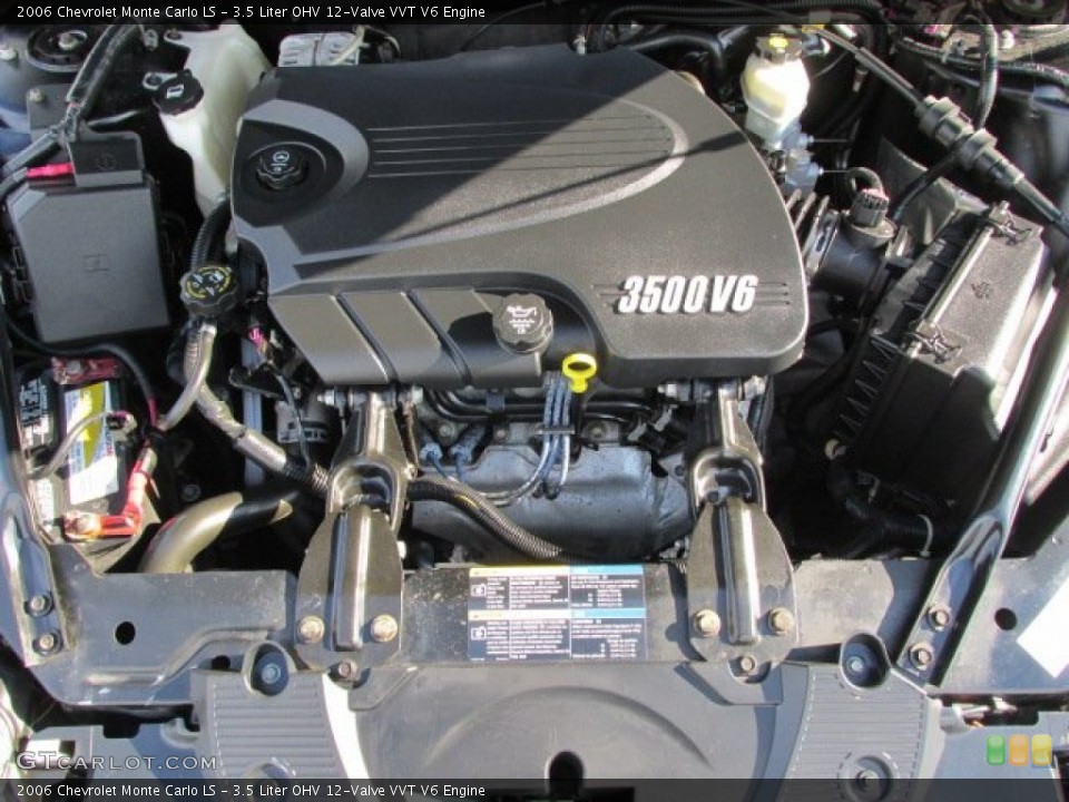3.5 Liter OHV 12-Valve VVT V6 Engine for the 2006 Chevrolet Monte Carlo #76382986