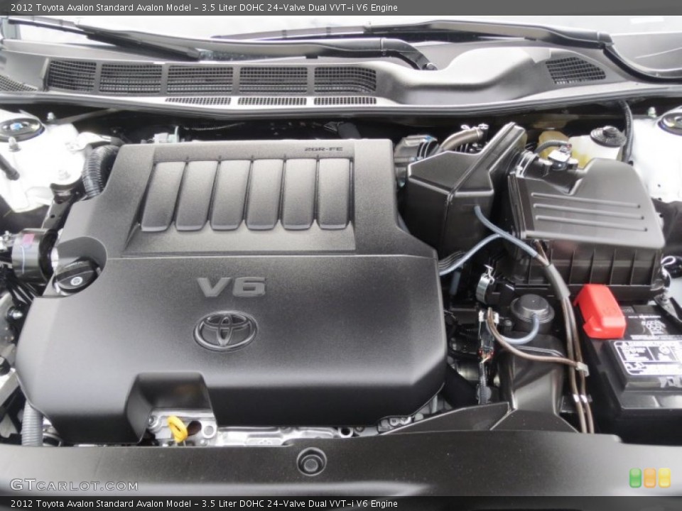 3.5 Liter DOHC 24-Valve Dual VVT-i V6 2012 Toyota Avalon Engine
