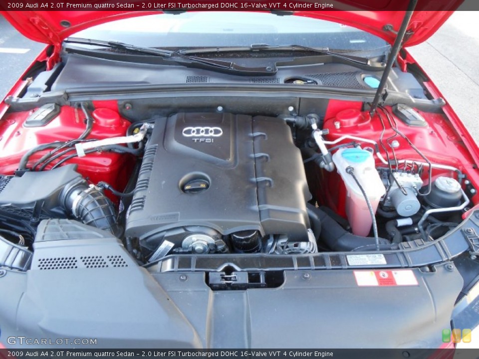 2.0 Liter FSI Turbocharged DOHC 16-Valve VVT 4 Cylinder Engine for the 2009 Audi A4 #76387087