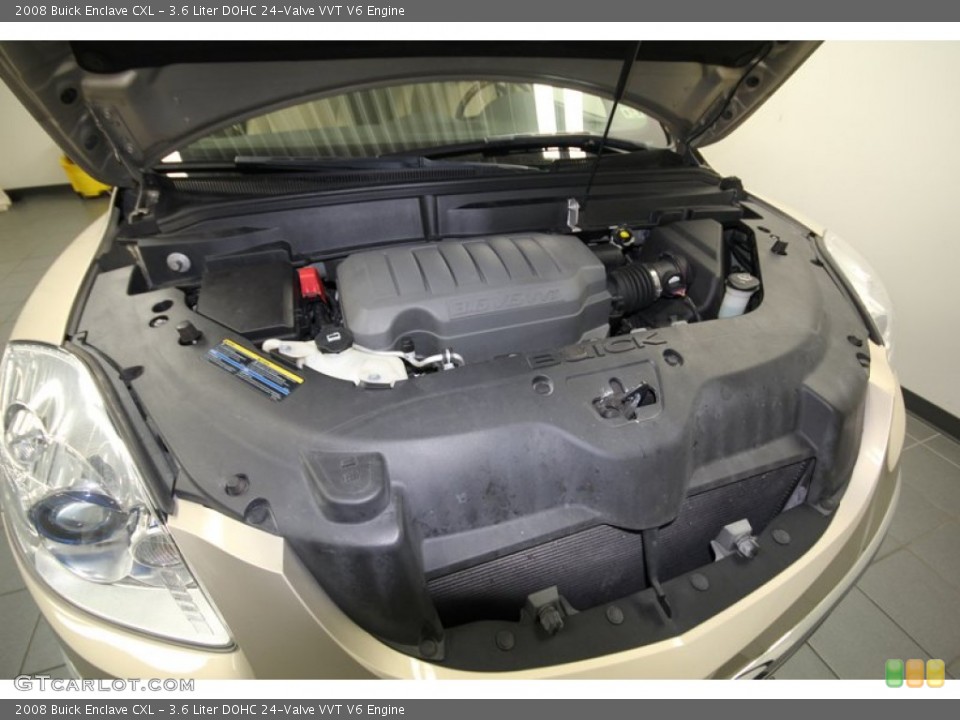3.6 Liter DOHC 24-Valve VVT V6 Engine for the 2008 Buick Enclave #76390305