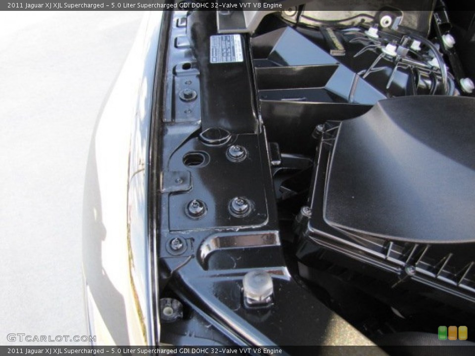 5.0 Liter Supercharged GDI DOHC 32-Valve VVT V8 Engine for the 2011 Jaguar XJ #76401966