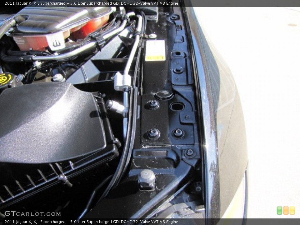 5.0 Liter Supercharged GDI DOHC 32-Valve VVT V8 Engine for the 2011 Jaguar XJ #76402005