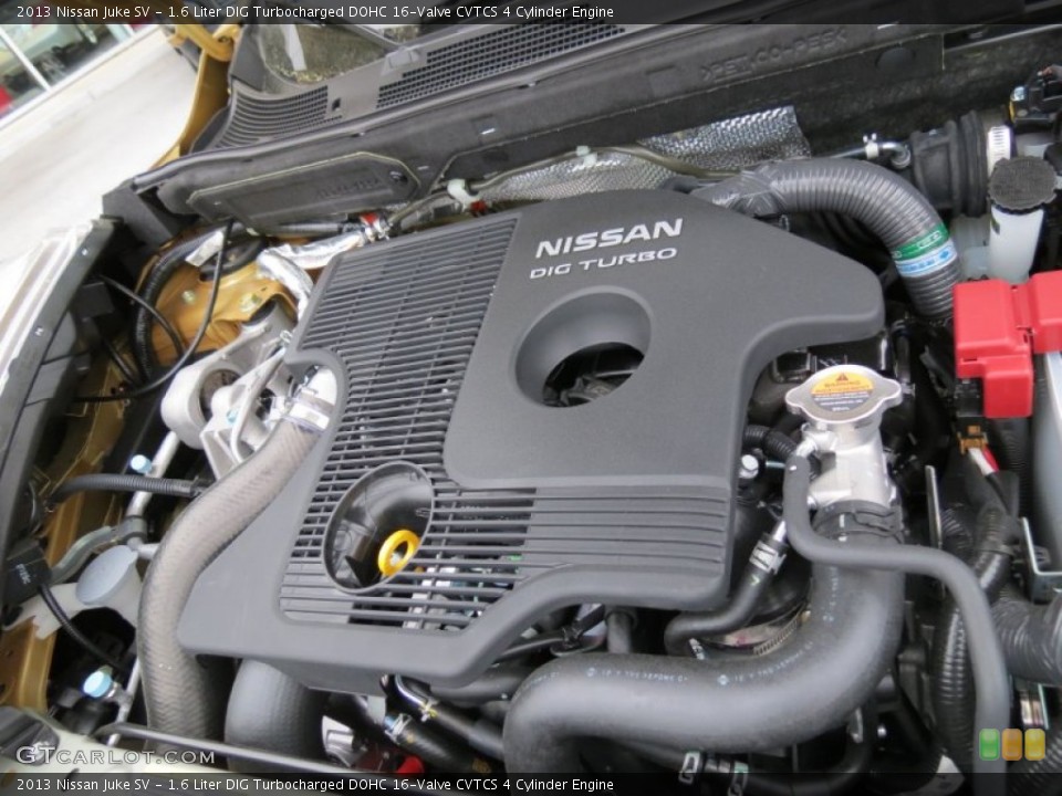 1.6 Liter DIG Turbocharged DOHC 16-Valve CVTCS 4 Cylinder Engine for the 2013 Nissan Juke #76406655