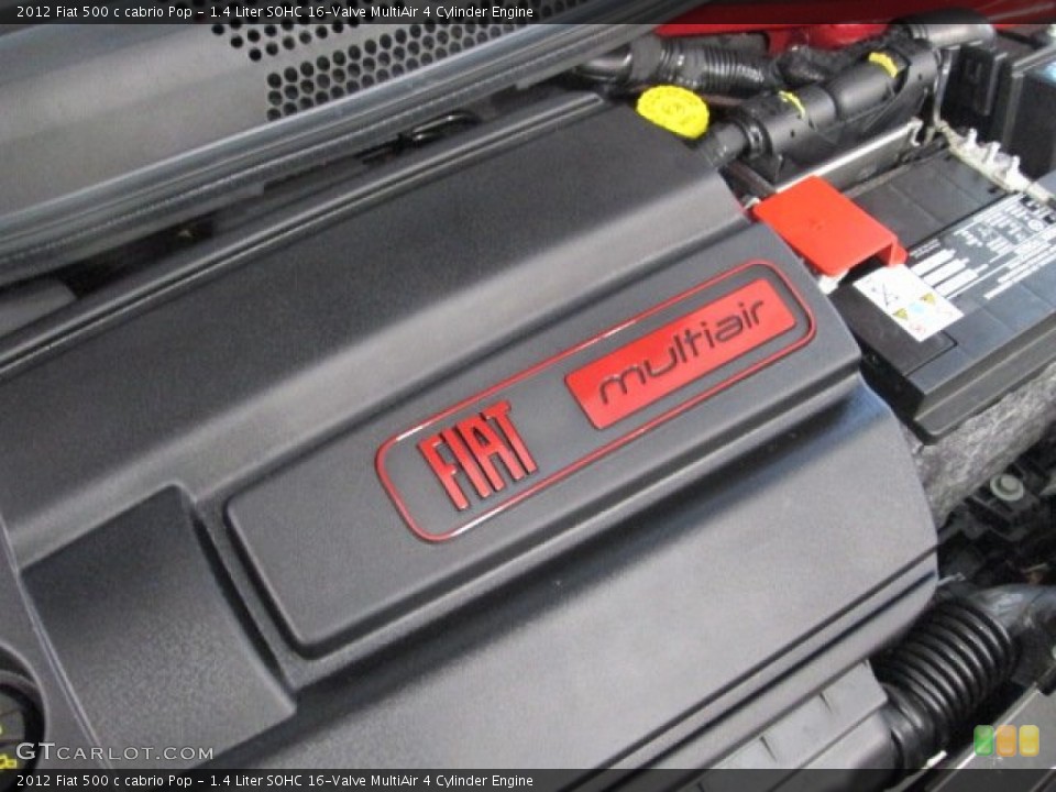 1.4 Liter SOHC 16-Valve MultiAir 4 Cylinder Engine for the 2012 Fiat 500 #76409736