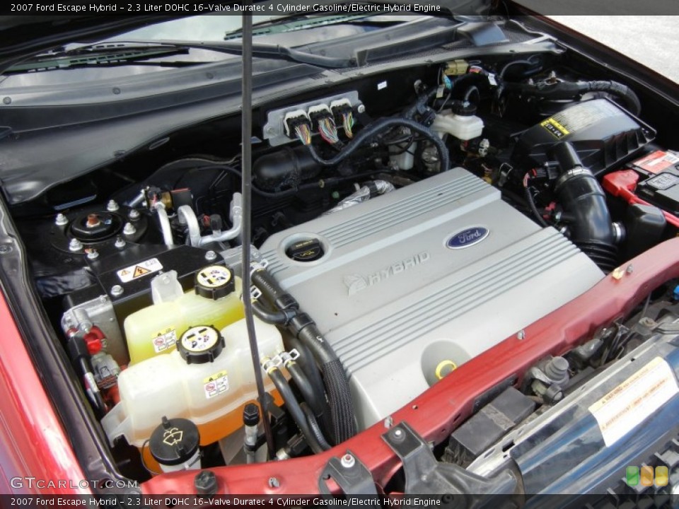 2.3 Liter DOHC 16-Valve Duratec 4 Cylinder Gasoline/Electric Hybrid Engine for the 2007 Ford Escape #76419603
