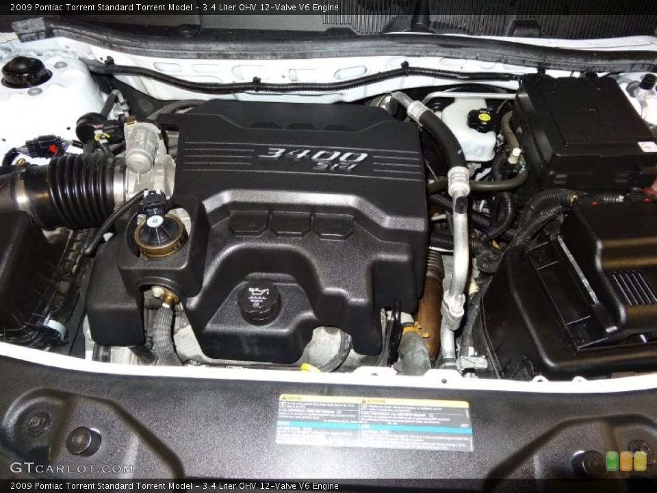 3.4 Liter OHV 12-Valve V6 Engine for the 2009 Pontiac Torrent #76424335