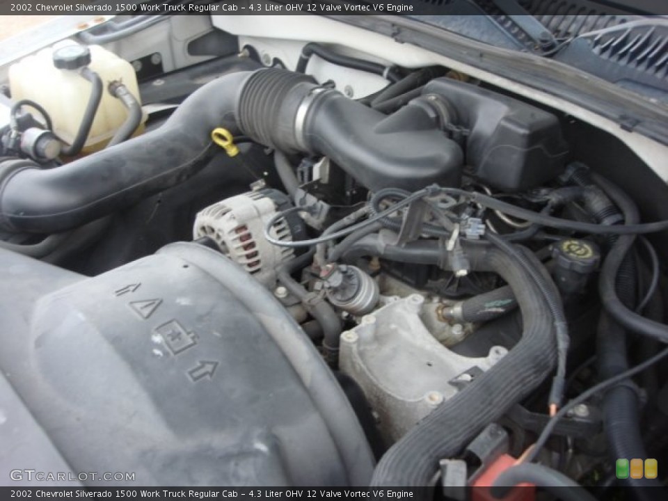 4.3 Liter OHV 12 Valve Vortec V6 Engine for the 2002 Chevrolet Silverado 1500 #76437980