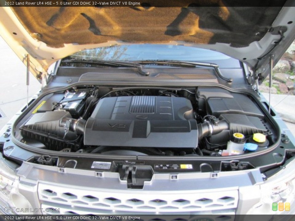 5.0 Liter GDI DOHC 32-Valve DIVCT V8 Engine for the 2012 Land Rover LR4 #76448958