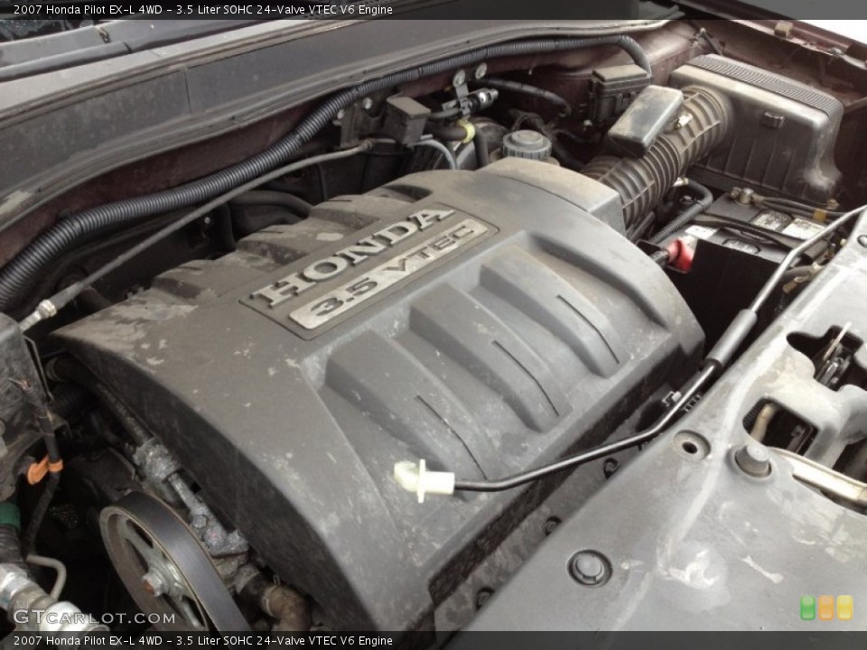 3.5 Liter SOHC 24-Valve VTEC V6 Engine for the 2007 Honda Pilot #76453359