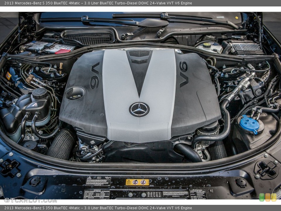 3.0 Liter BlueTEC Turbo-Diesel DOHC 24-Valve VVT V6 Engine for the 2013 Mercedes-Benz S #76454004