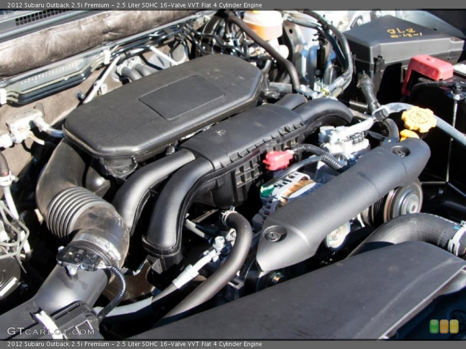2.5 Liter SOHC 16-Valve VVT Flat 4 Cylinder Engine for the 2012 Subaru Outback #76458317