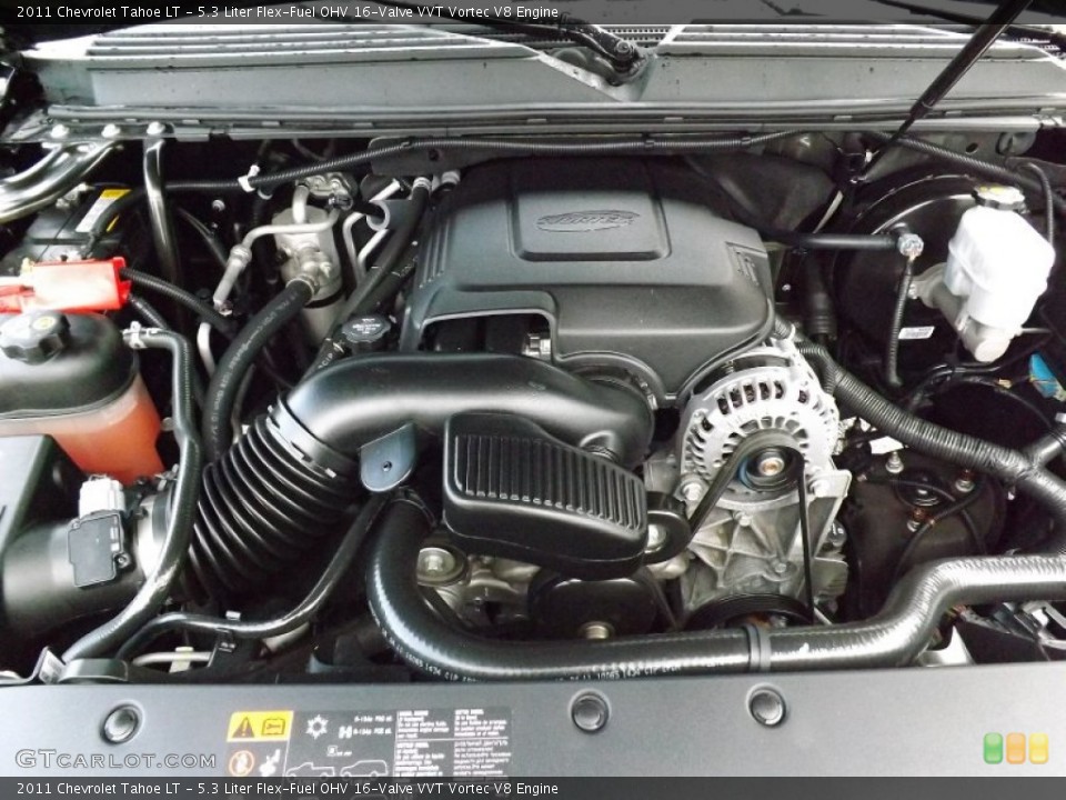 5.3 Liter Flex-Fuel OHV 16-Valve VVT Vortec V8 Engine for the 2011 Chevrolet Tahoe #76459913