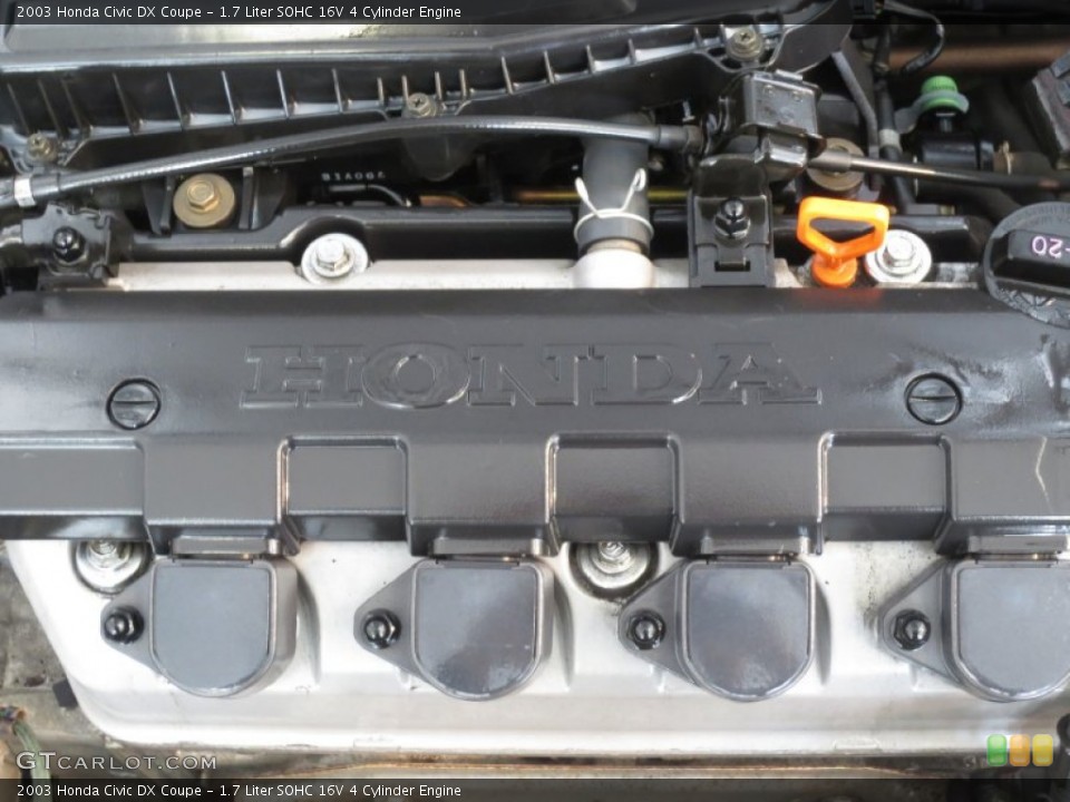 1.7 Liter SOHC 16V 4 Cylinder Engine for the 2003 Honda Civic #76461273