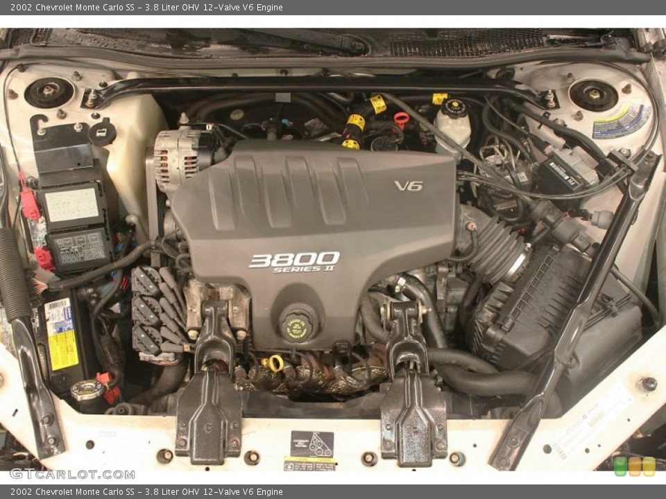 3.8 Liter OHV 12-Valve V6 Engine for the 2002 Chevrolet Monte Carlo #76462124