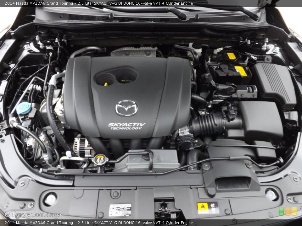 2.5 Liter SKYACTIV-G DI DOHC 16-valve VVT 4 Cyinder Engine for the 2014 Mazda MAZDA6 #76480526