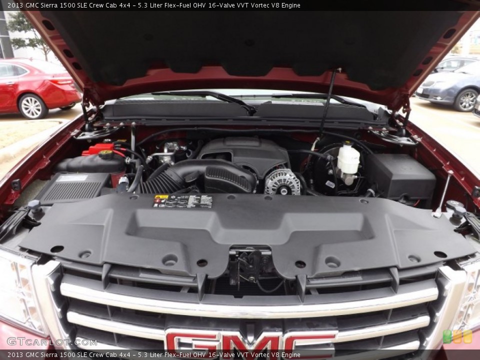 5.3 Liter Flex-Fuel OHV 16-Valve VVT Vortec V8 Engine for the 2013 GMC Sierra 1500 #76486202