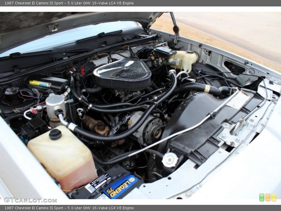 5.0 Liter OHV 16-Valve LG4 V8 Engine for the 1987 Chevrolet El Camino #76489037