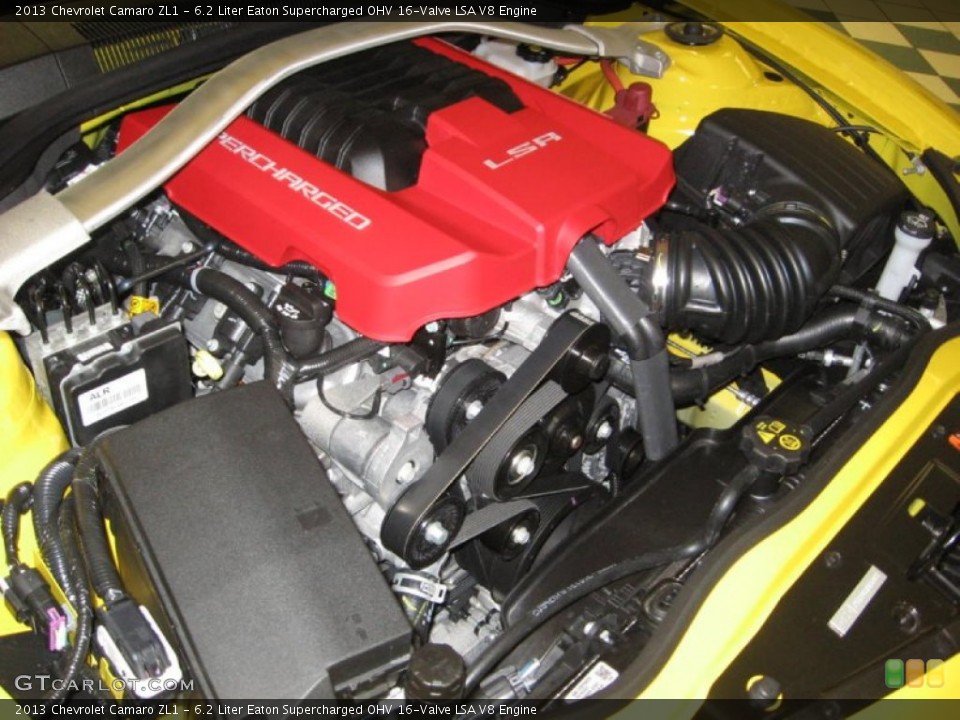 6.2 Liter Eaton Supercharged OHV 16-Valve LSA V8 Engine for the 2013 Chevrolet Camaro #76500833