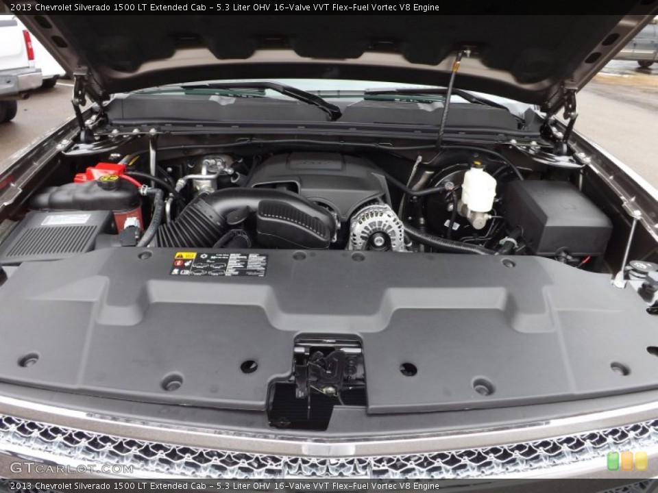 5.3 Liter OHV 16-Valve VVT Flex-Fuel Vortec V8 Engine for the 2013 Chevrolet Silverado 1500 #76508483