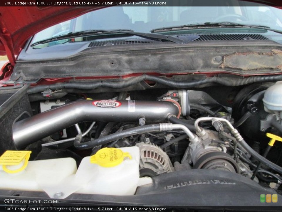 5.7 Liter HEMI OHV 16-Valve V8 Engine for the 2005 Dodge Ram 1500 #76516759