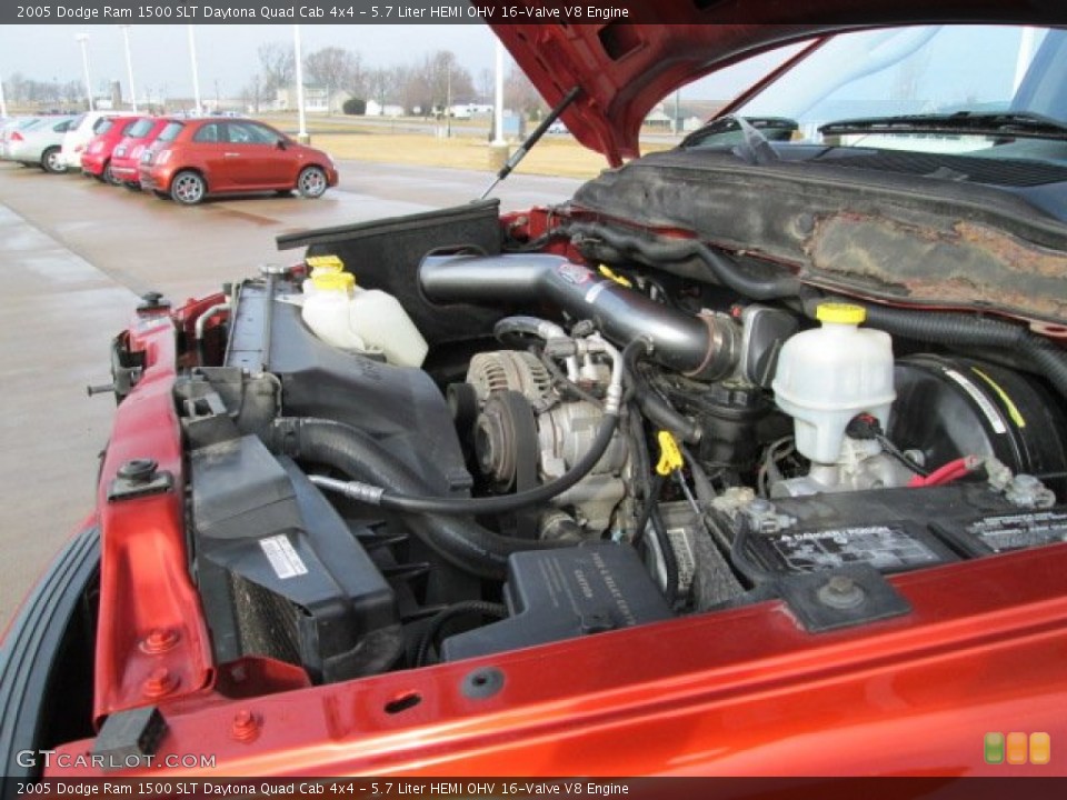 5.7 Liter HEMI OHV 16-Valve V8 Engine for the 2005 Dodge Ram 1500 #76516799