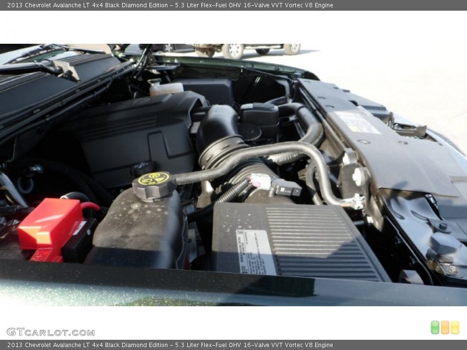 5.3 Liter Flex-Fuel OHV 16-Valve VVT Vortec V8 Engine for the 2013 Chevrolet Avalanche #76525037