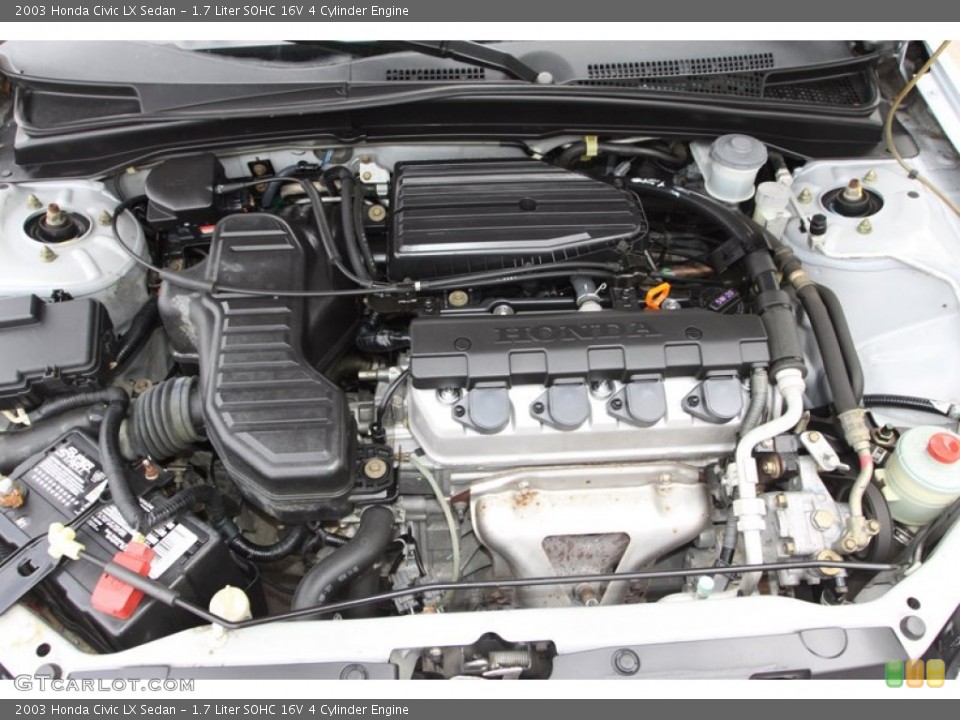 1.7 Liter SOHC 16V 4 Cylinder Engine for the 2003 Honda Civic #76527707