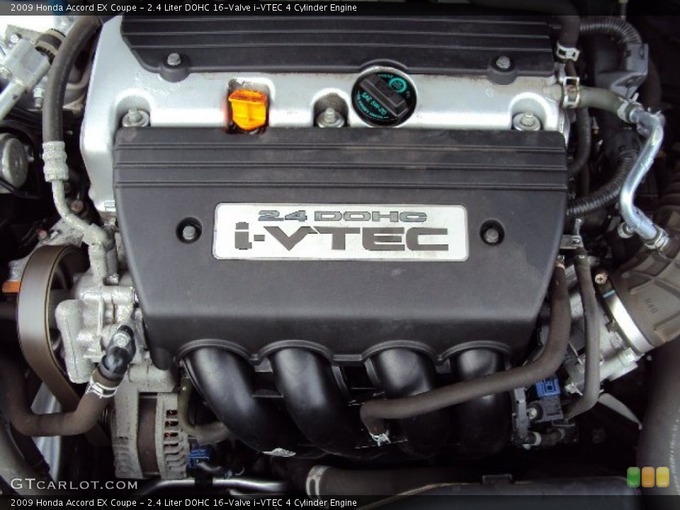 2.4 Liter DOHC 16-Valve i-VTEC 4 Cylinder 2009 Honda Accord Engine
